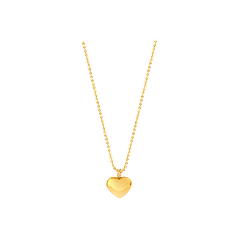 Dây chuyền mạ vàng 14K dạng hạt tròn thiết kế thời trang