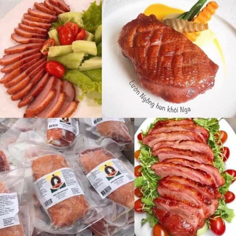 Lườn ngỗng Nga hun khói 220g _ 250g