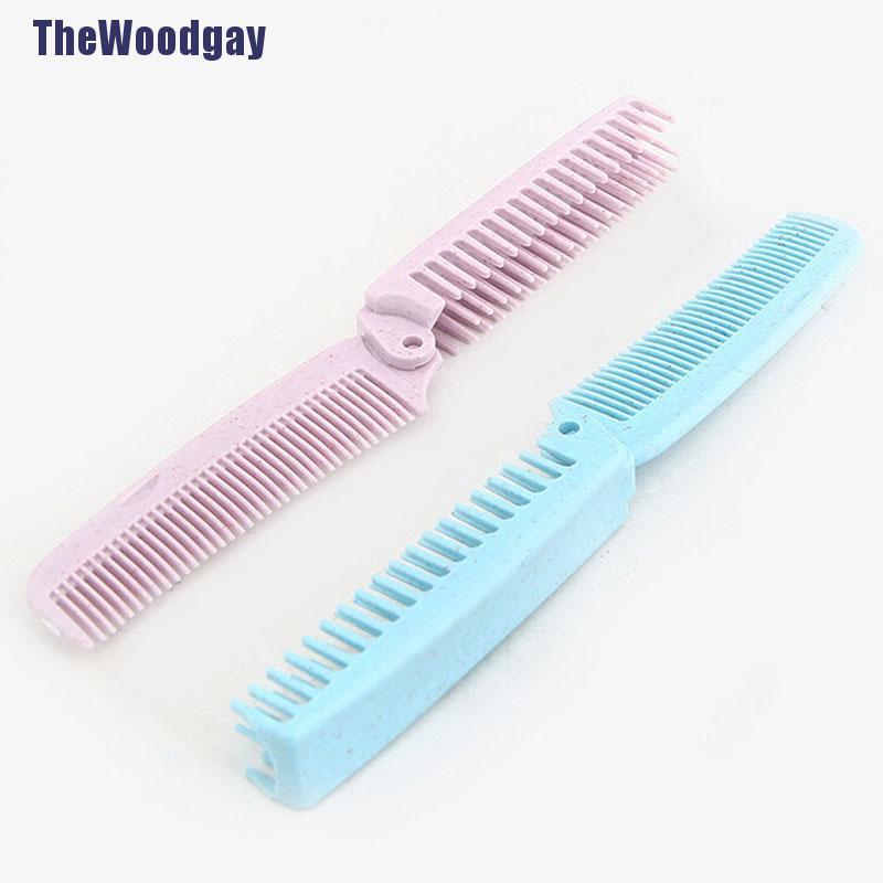 Lược Gấp Chải Tóc Chống Tĩnh Điện Thiết Kế Nhỏ Gọn Tiện Dụng