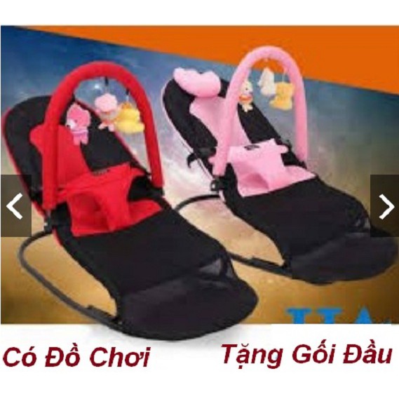 [Shopee giá rẻ] GHẾ NHÚN TẠO RUNG CHO BÉ KÈM GỐI ĐỒ CHƠI