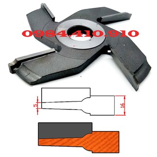 Mũi phay gỗ đánh ván huỳnh pn03* 4 cánh