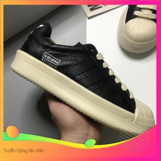 Giày sneaker das đen đế trắng da bò cao cấp, đế thơm hương vani | dadf001
