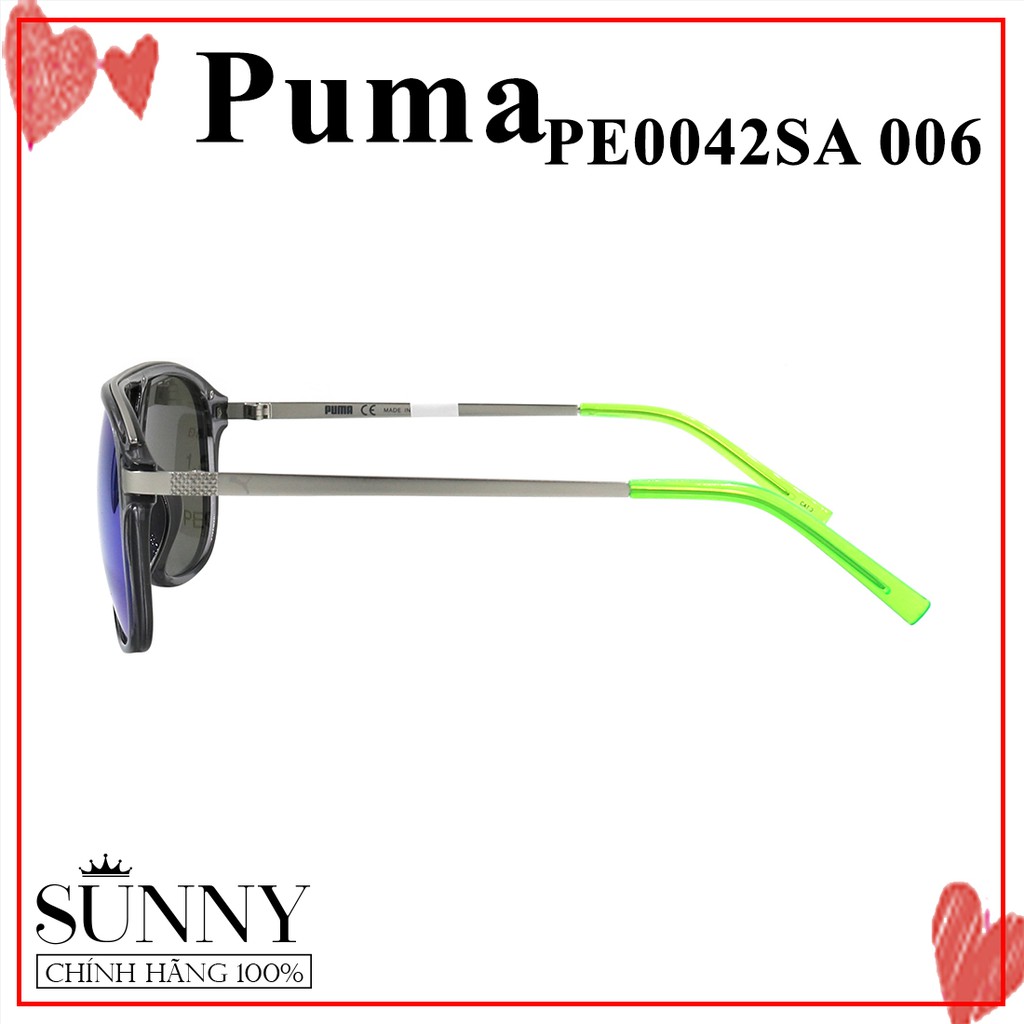 PE0042SA - Kính mát unisex (nam và nữ) hiệu Puma - chính hãng Italia - kèm tem chống hàng giả do bộ công an cấp