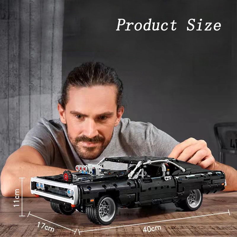 Bộ Sạc dodge charger moc technic Khối Lắp Ráp Nhanh Và Phim fast and the furious v8 engine r / t Quà Tặng Đồ Chơi Xe Hơi Cho Bé Trai