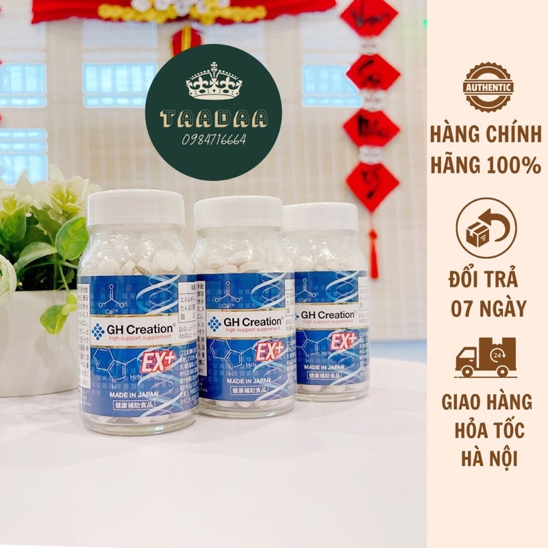 GH Creation ex tăng canxi 270viên