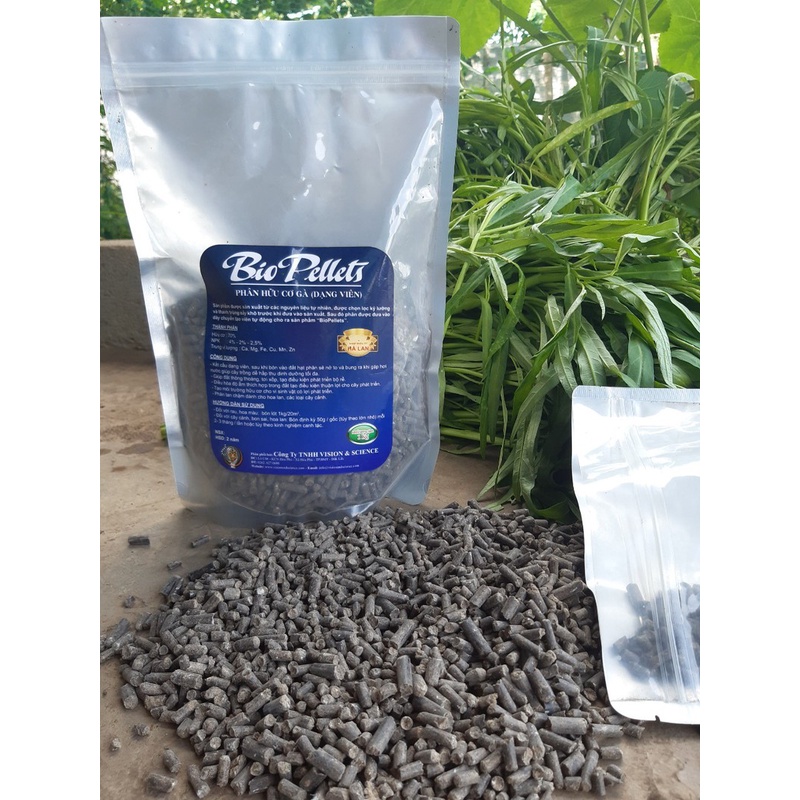 PHÂN GÀ HỮU CƠ DẠNG VIÊN BIO PELLETS: Đất Tơi Xốp, Thông Thoáng, Cây Trồng Dễ Hấp Thu Dinh Dưỡng