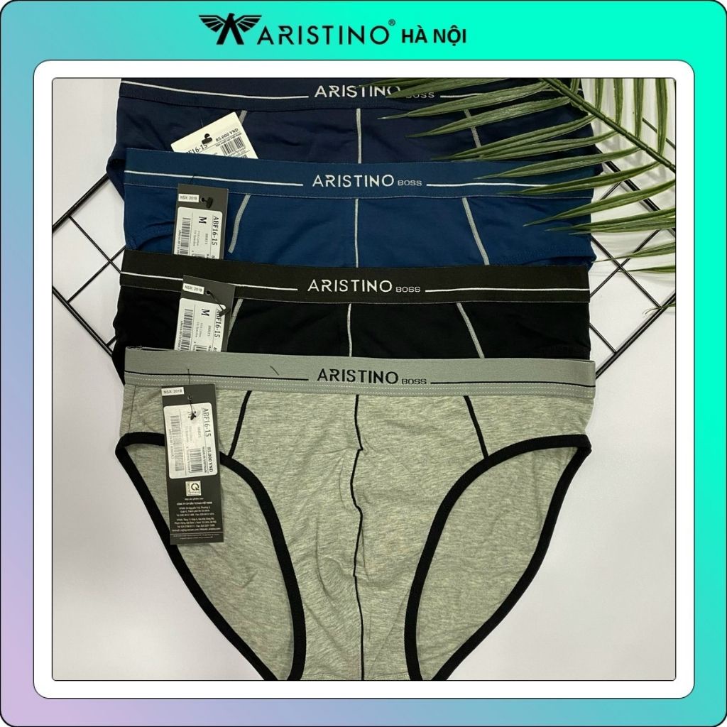 Quần sịp nam tam giác ARISTINO thiết kế sang trọng sợi bông hữu cơ abf056 (GỘP MÃ)