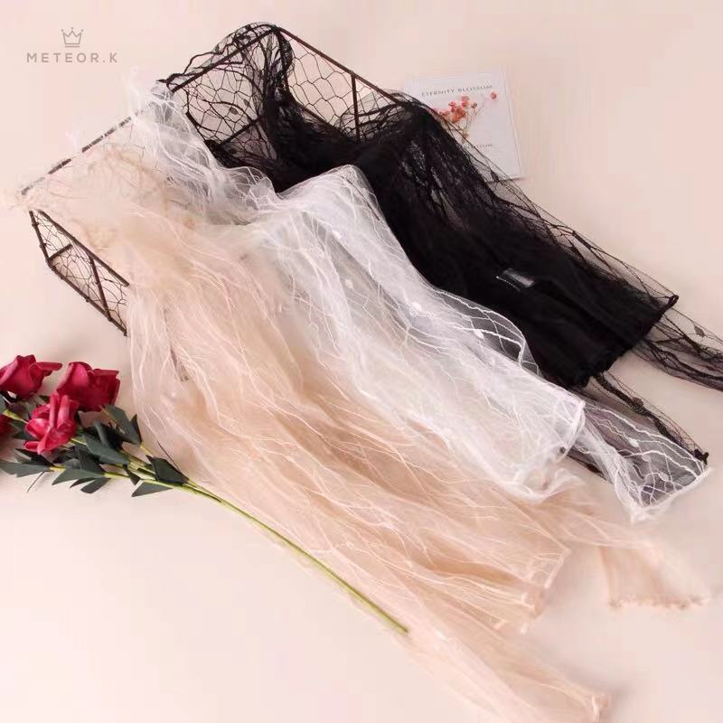 Áo Tay Dài Phối Ren Thời Trang Quyến Rũ Dành Cho Nữ