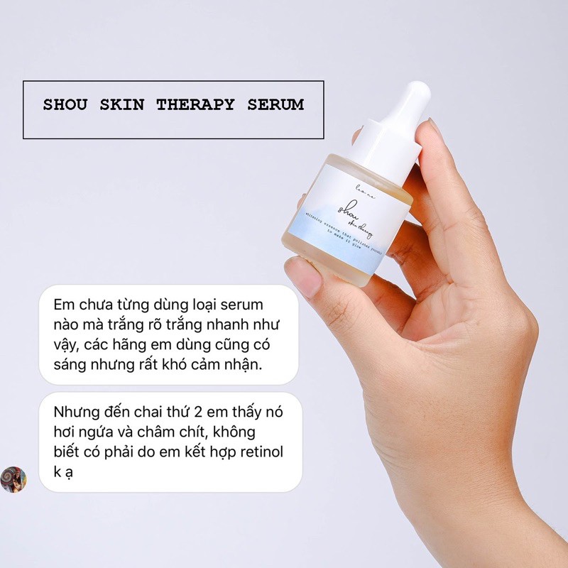 Tinh chất dưỡng trắng da Shou Skin Therapy