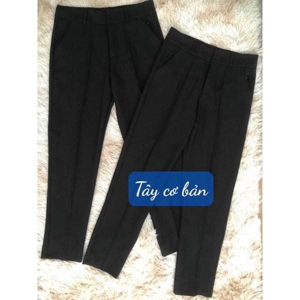 Quần tây nữ mẫu trơn đơn giản