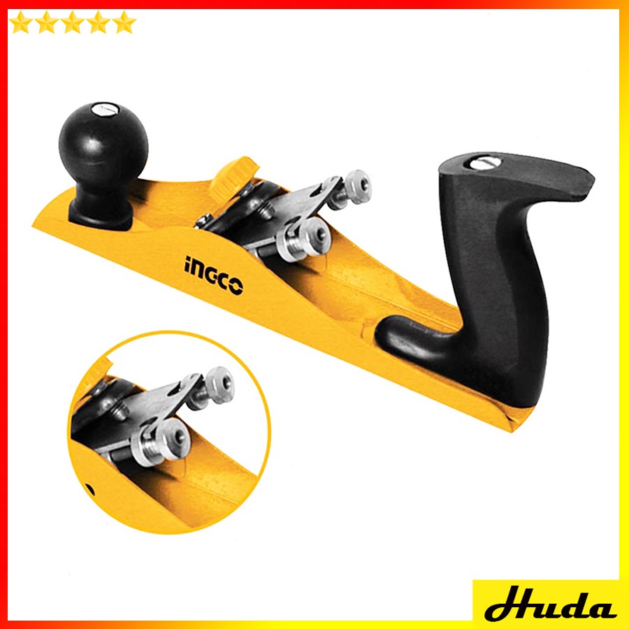Bào gỗ mini cầm tay dài 235mm Total Ingco làm mộc cơ bản thép Q195 1234