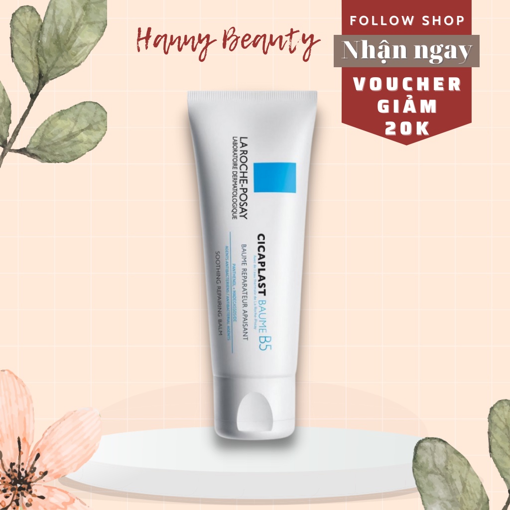 Kem dưỡng ẩm La Roche Posay B5 Cicaplast Baume 40ml Hanny Beauty giúp làm dịu, làm mượt, làm mát &amp; phục hồi da