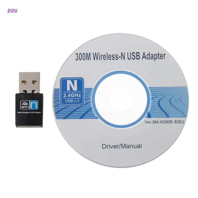 Usb Wifi Mini 300mbps Rtl8192 802.11 N / G / B Wi Fi Lan Cho Laptop / Máy Tính Bàn