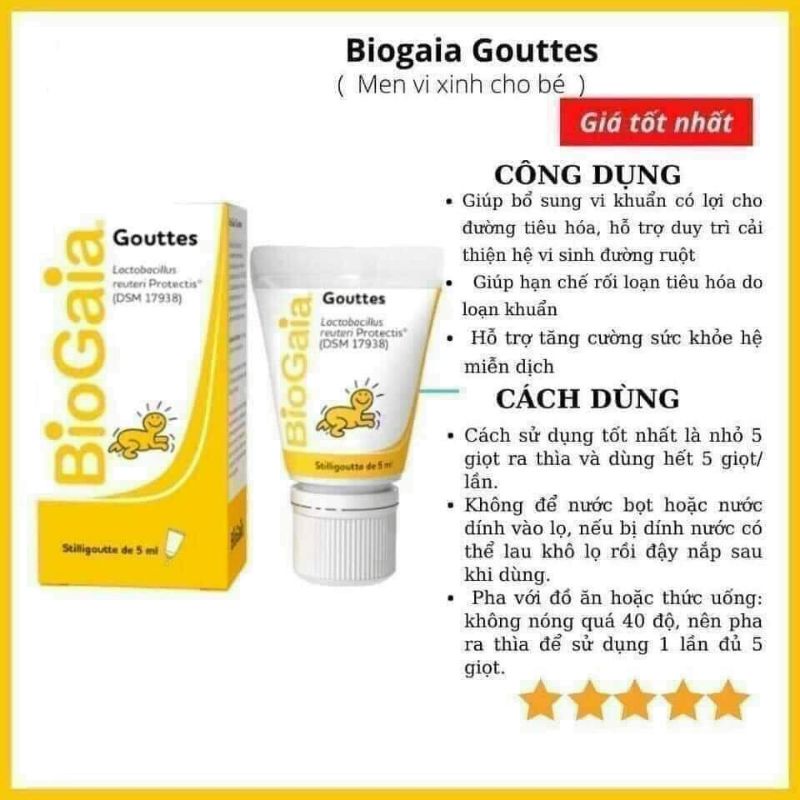 Men Vi sinh Biogaia
