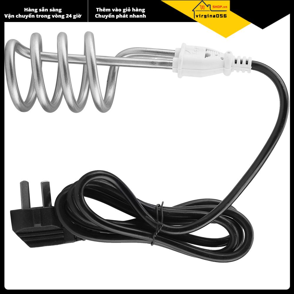 Virgina056 Virgina056 Máy gia nhiệt nhúng điện di động Bộ phận làm nóng nước ống xoắn ốc 1500W 220V