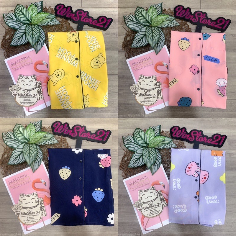(BigSize Lụa Hàn) Đồ Bộ Pijama Lụa Hàn TNQD_ 60kg đến 75kg