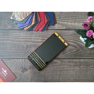 [ Hot_Sale ] Combo miếng dán skin gold, da bò hạt đen Keyone