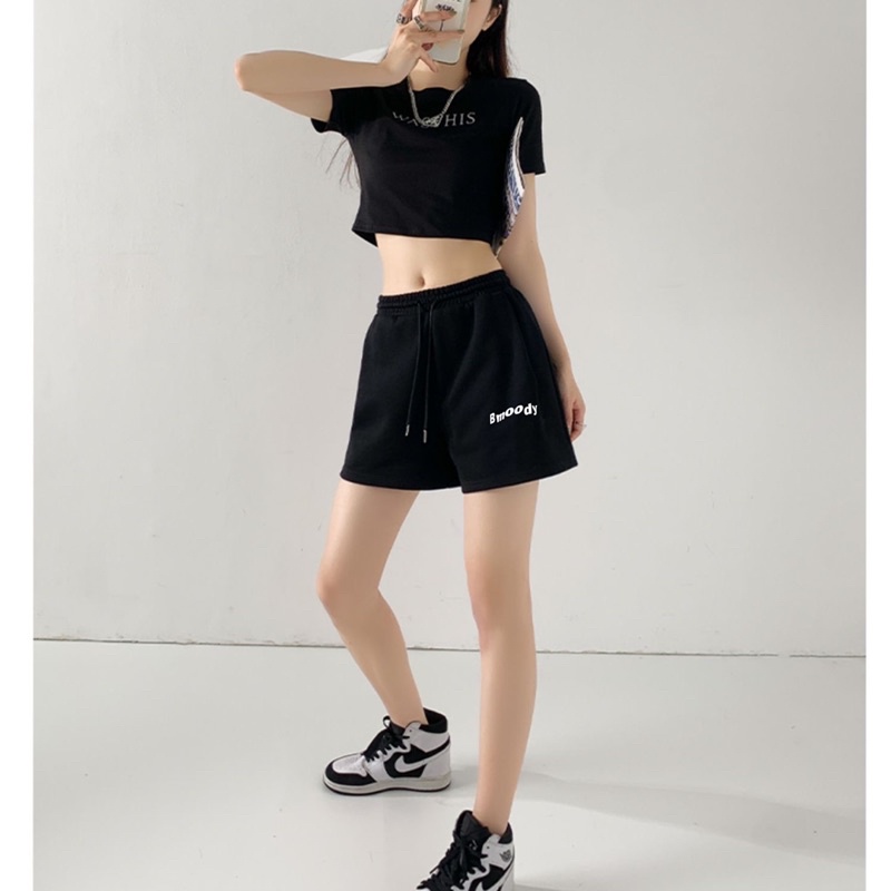 Quần Short thun BMOODY ……. Thêu nổi,Chất dày SIÊU CHẤT LƯỢNG | BigBuy360 - bigbuy360.vn