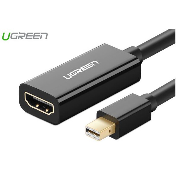 Cáp Mini DisplayPort to HDMI (âm) UGREEN 10461 (đen)