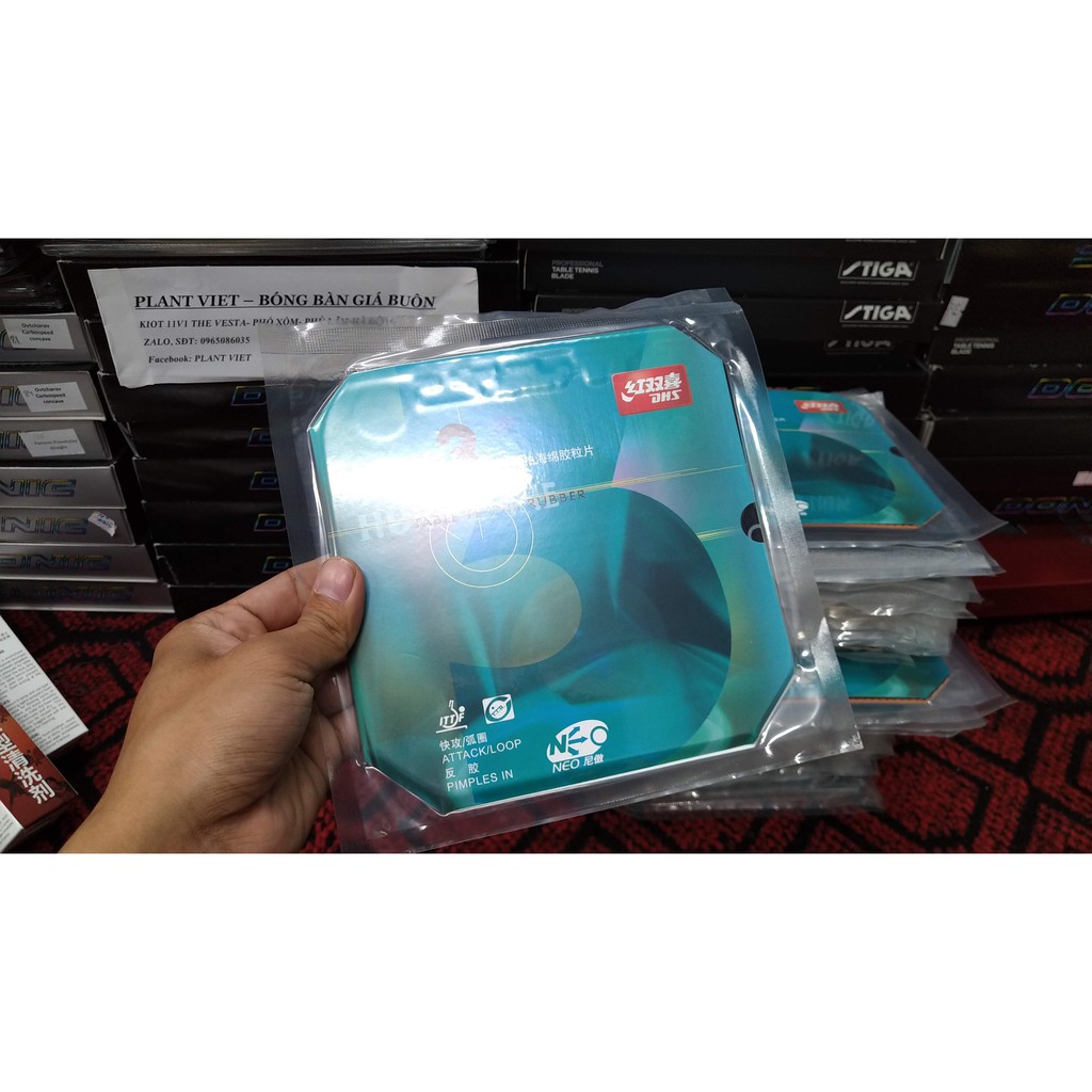 MẶT VỢT BÓNG BÀN DHS H3 NEO MARKET LOẠI CÓ ĐỘ CỨNG, H3 NEO 37 ĐỘ