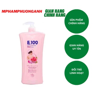 Sữa tắm E100 hương Hoa hồng 1.2 lít gia bao bi 117k