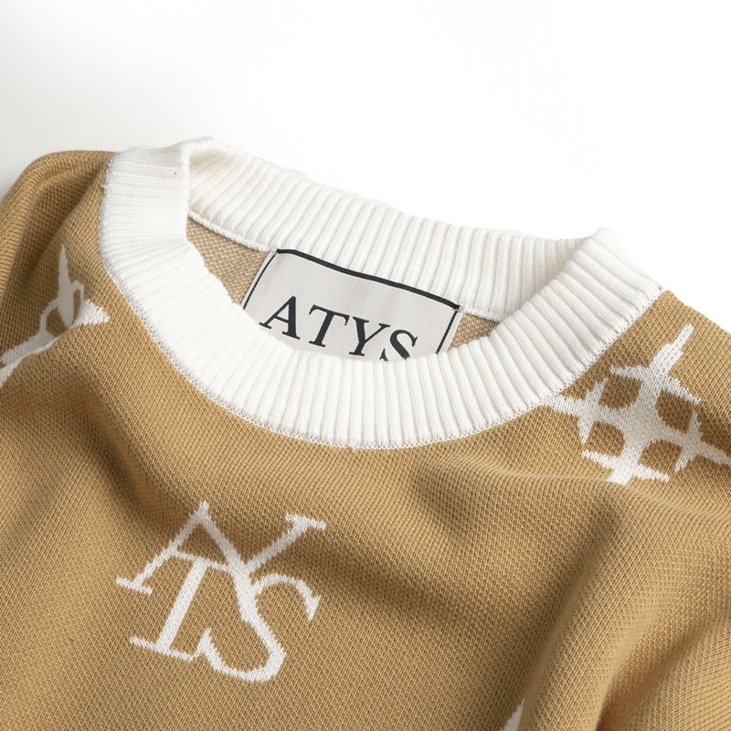 Áo 𝐀𝐓𝐘𝐒® 𝐀𝐋𝐋𝐎𝐕𝐄𝐑 𝐋𝐎𝐆𝐎 𝐊𝐍𝐈𝐓𝐓𝐄𝐃  𝐒𝐖𝐄𝐀𝐓𝐄𝐑