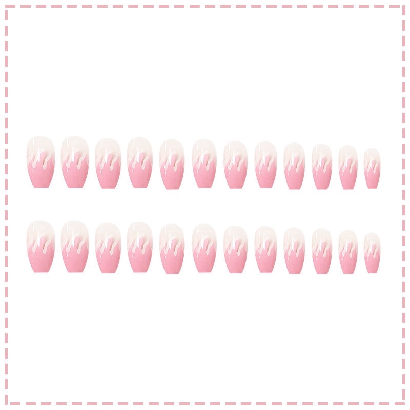 Bộ 24 móng tay giả D090 dáng móng dài ( Tặng kèm keo và dũa )