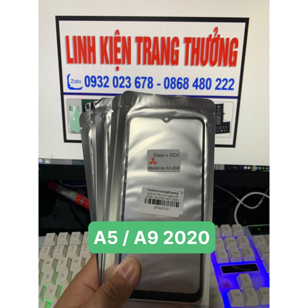 Kính ép liền keo điện thoại realme C3 / C3i / 5i / 6i / oppo A31 / A5 / A9 2020,dùng chung