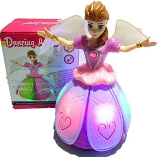 Búp bê công chúa Xoay múa 360 độ, phát Nhạc, phát Sáng lấp lánh