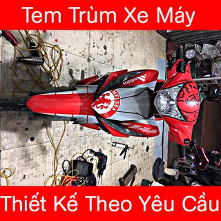 Tem Trùm Wave RSX Đỏ Chelsea