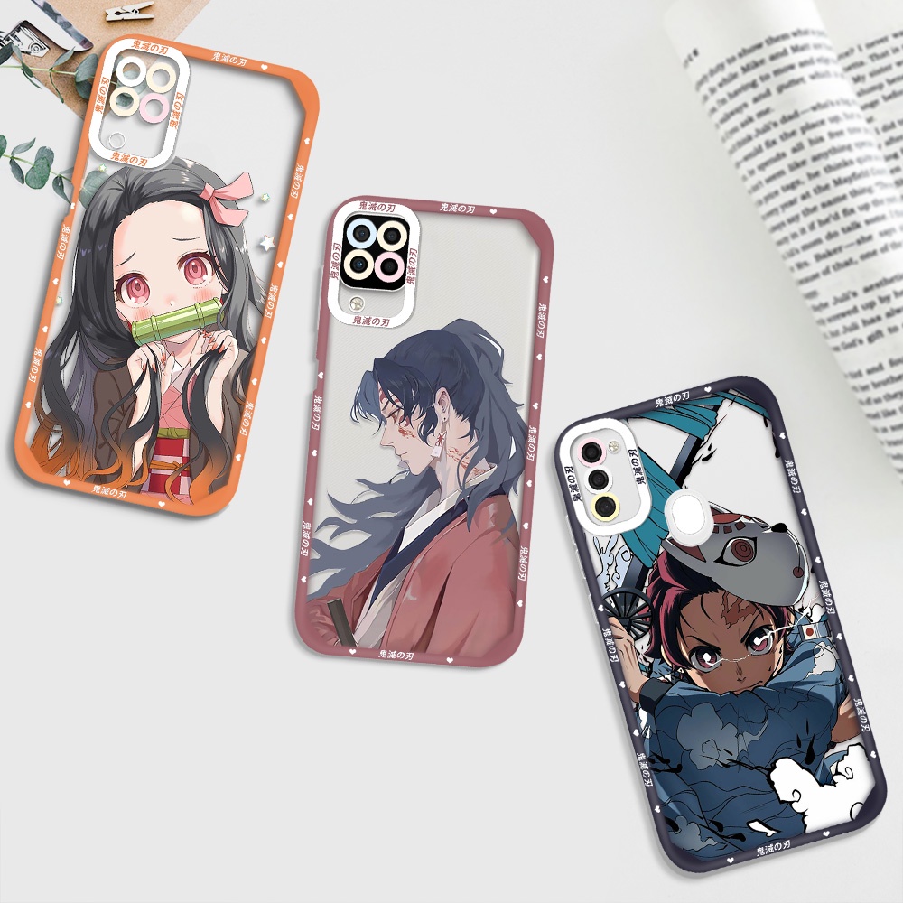 Ốp ĐiệN ThoạI HọA TiếT Demon Slayer Cho Samsung Galaxy A11 A12 A21S A32 4G A52 A53 5G A71 S22