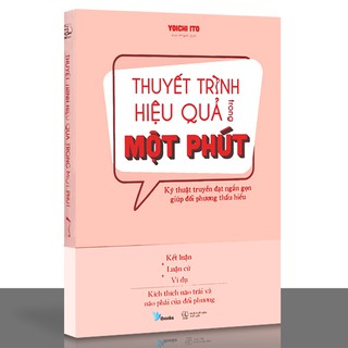 Sách -  Thuyết Trình Hiệu Quả Trong Một Phút (Kèm Bookmark)
