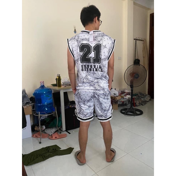 ❤️ GIÁ SỈ ❤️ ĐỒ BỘ NAM NỮ MÙA HÈ IN HỌA TIẾT 21 - SÉT QUẦN ÁO THUN LƯỚI MÈ MÁT NHẸ - CÓ SIZE CHO BÉ GIA ĐÌNH