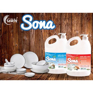 Nước Rửa Chén SoNa Hương Dừa 1,6kg