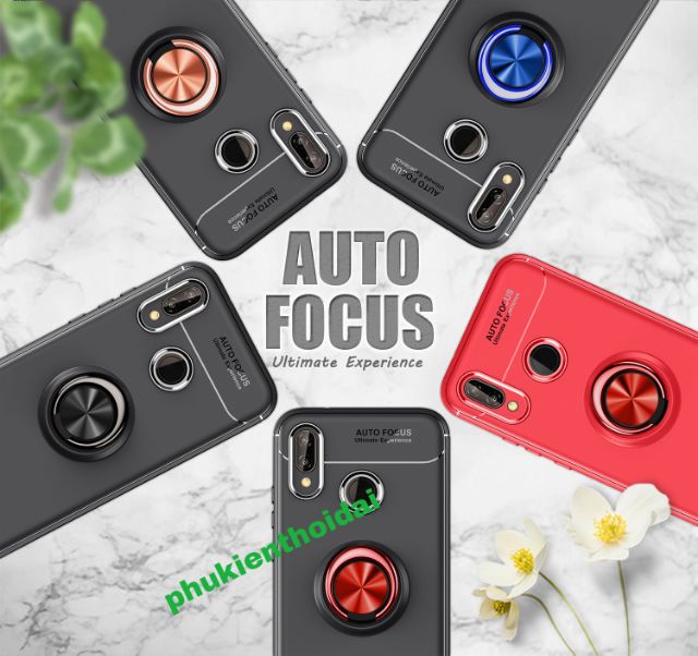 Huawei Nova 3e FREESHIP Từ 50k ốp lưng chống sốc giá đỡ hiệu AUTO FOCUS kiêm nhẫn Ver 2 kiêm nhẫn ô tô