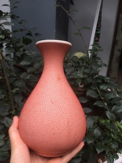Bình tỏi rạn giả cổ