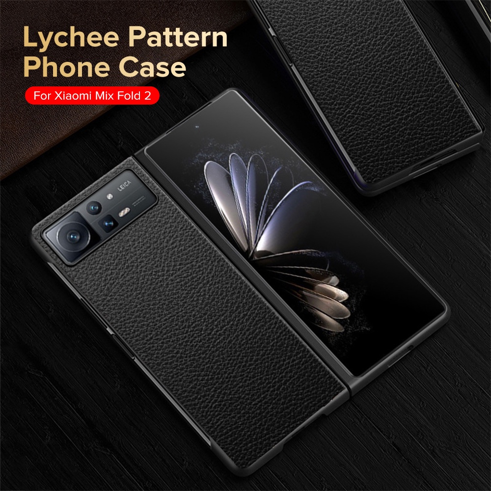 Bao Da Điện Thoại Nắp Gập Khung PC Cứng Chống Sốc Cho Xiaomi Mix Fold 2 5G Fold 2 Xiomi Mix Fold 2