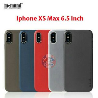 Ốp lưng lụa siêu mỏng iphone XS Max 6.5 chính hãng Memumi