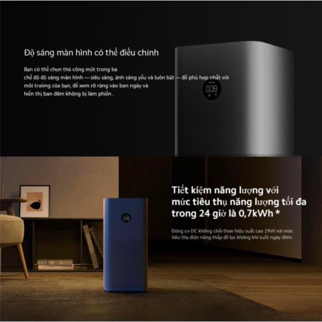 Máy Lọc Không Khí Xiaomi - Mi Air Purifier 3C/Mi Air Purifier 4 Lite - Hàng chính hãng