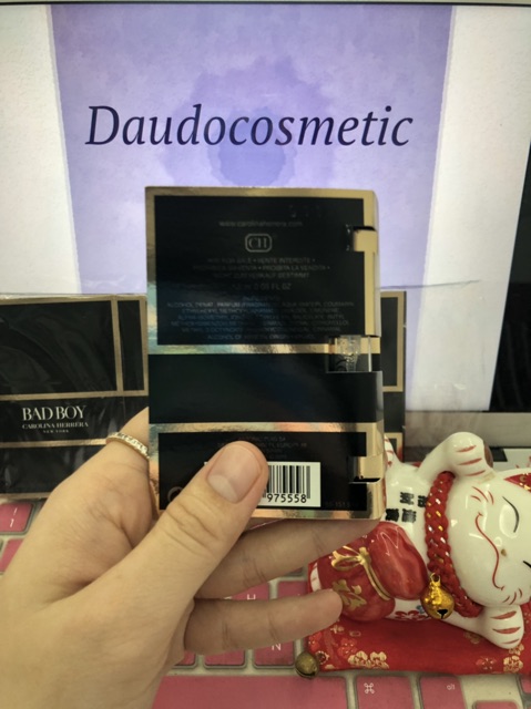 [ vial HOT ] Nước hoa Carolina Herrera Bad Boy EDT 1.5ml | BigBuy360 - bigbuy360.vn