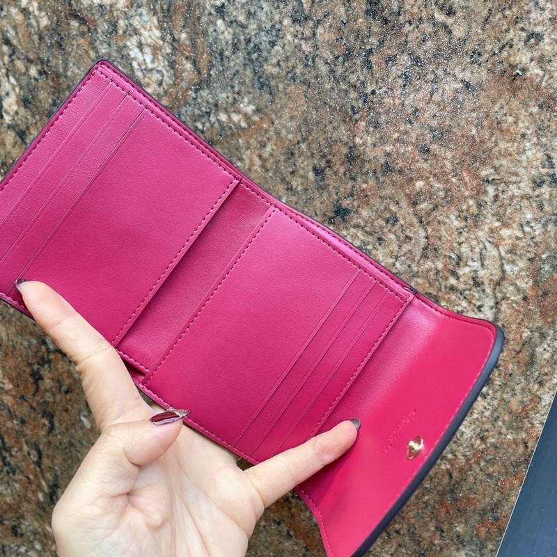 ‼️Rẻ nhất Shopee‼️Ví Coach mini gập nắp bầu