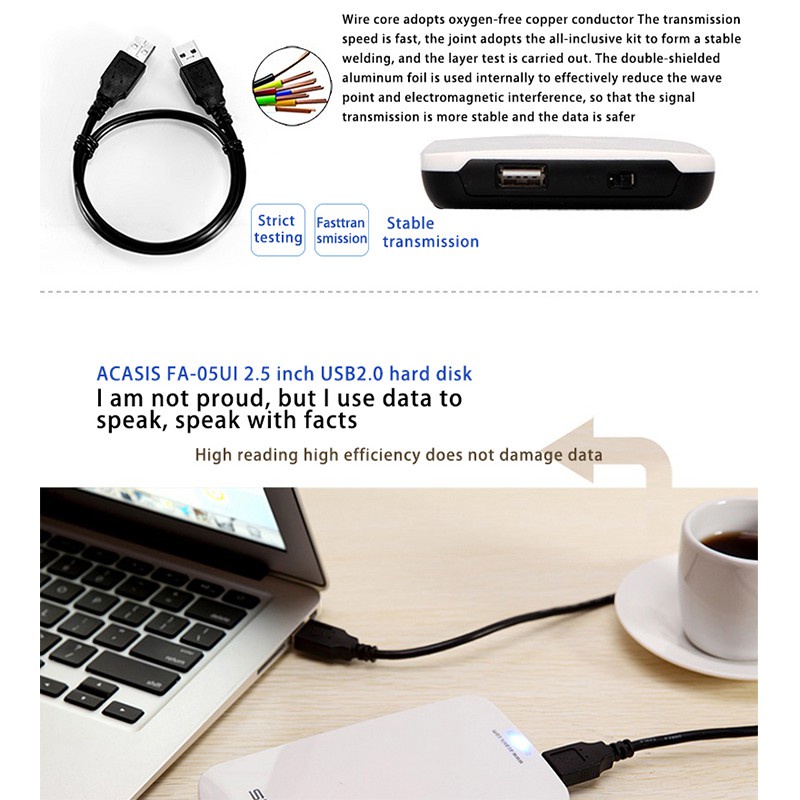 Hộp Đựng Ổ Cứng Ngoài Di Động 2.5 Inch Usb 2.0 Sang Ide Hdd | BigBuy360 - bigbuy360.vn
