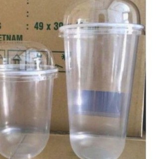 Ly đáy bầu 500 ml - 700 ml - Có kèm nắp
