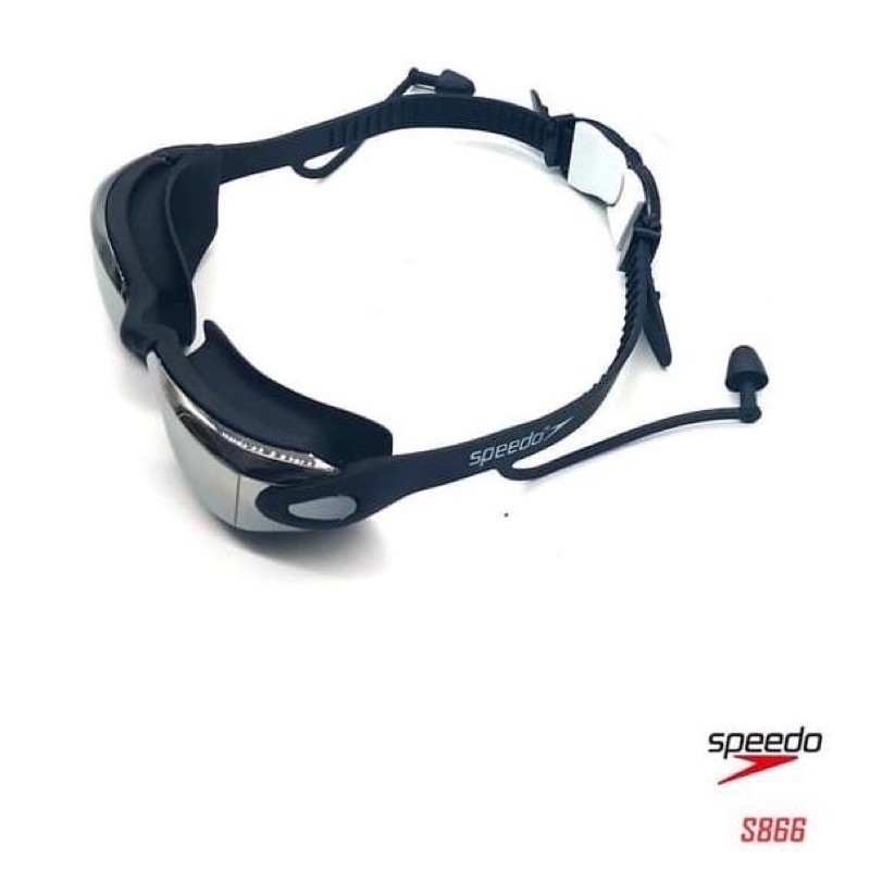 Kính bơi tráng gương cao cấp Speedo S172 có bịt tai ( chống nước chống mờ chống tia UV)