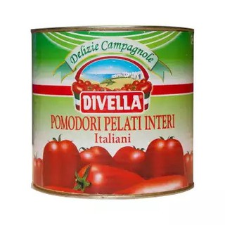 Cà chua bóc vỏ hiệu Divella hộp thiếc 2.5kg