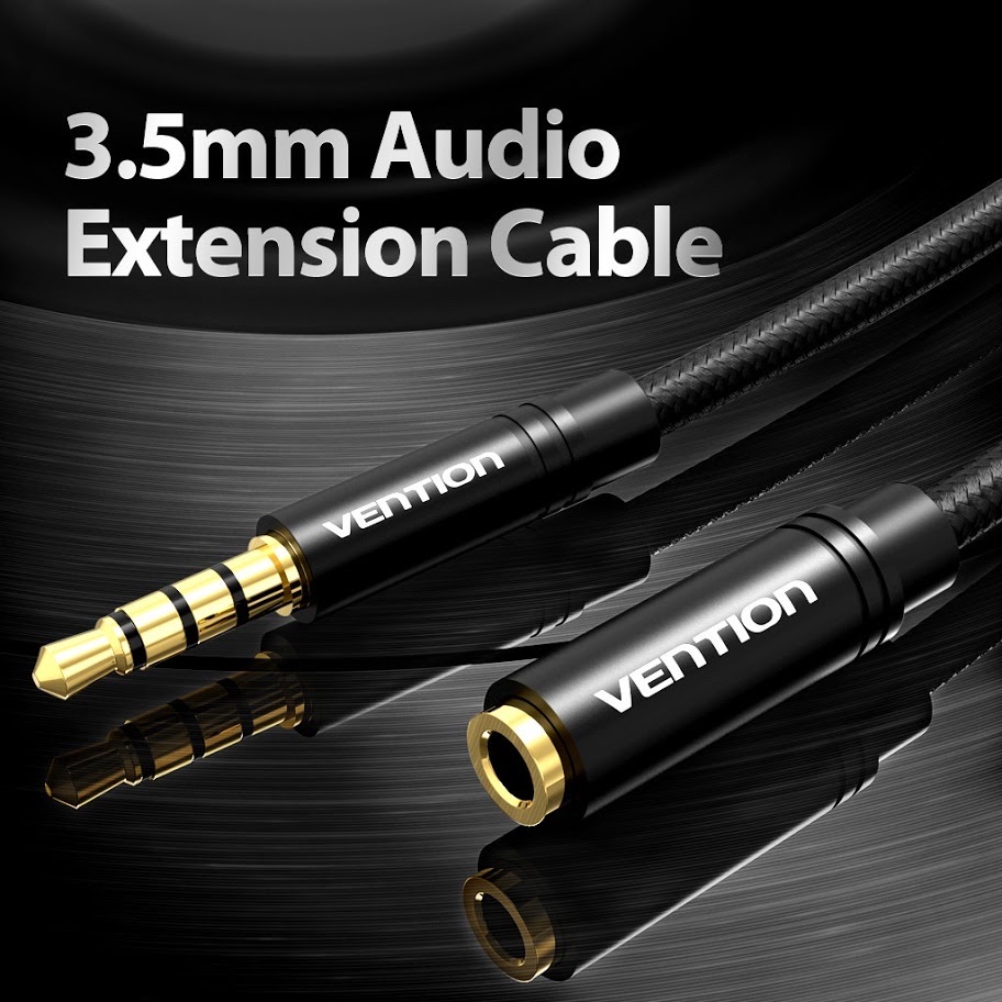 Dây nối dài 3.5 mm có cả mic tai nghe chính hãng VENTION/ UGREEN