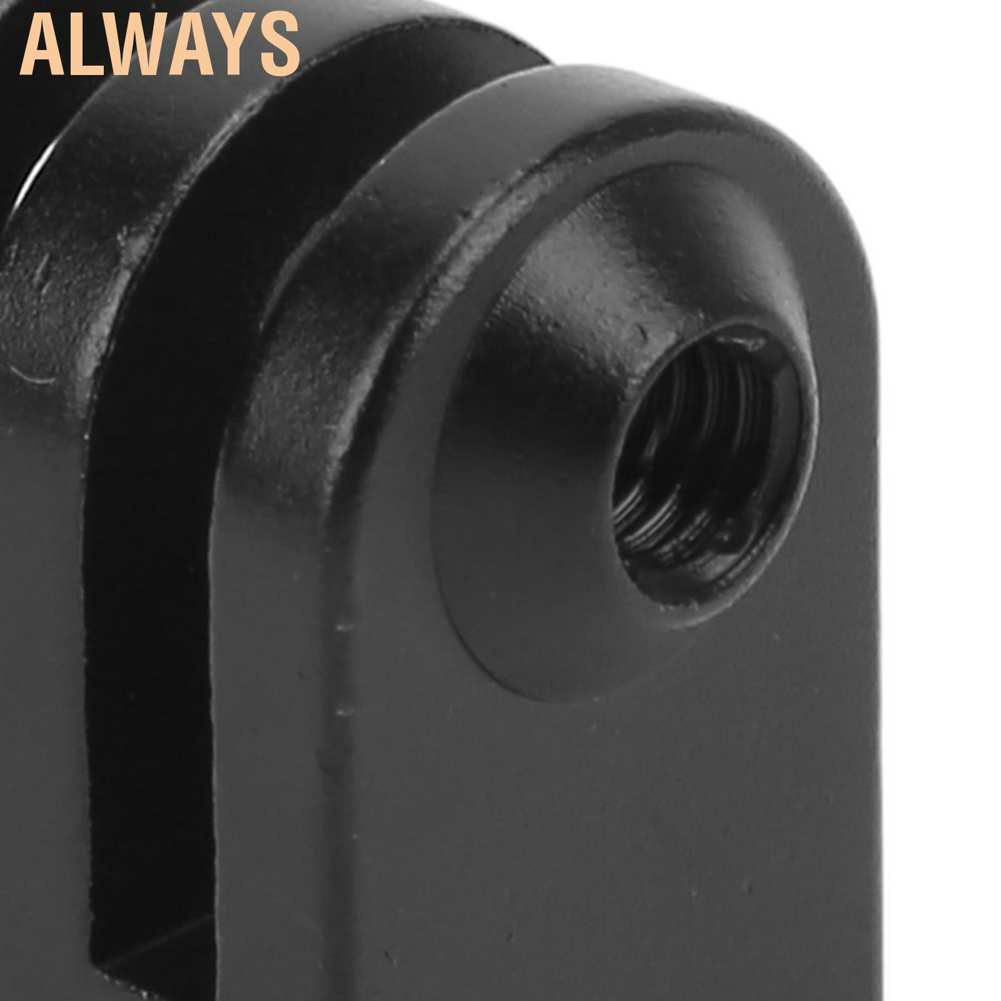 Bộ chuyển đổi chân đế ba chân bằng hợp kim nhôm màu đen mini 1/4 inch cho máy ảnh chuyển động | BigBuy360 - bigbuy360.vn