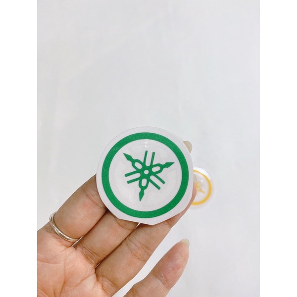 Tem logo biểu tượng Yamaha phản quang 4.1cm, dán trang trí xe máy cao cấp