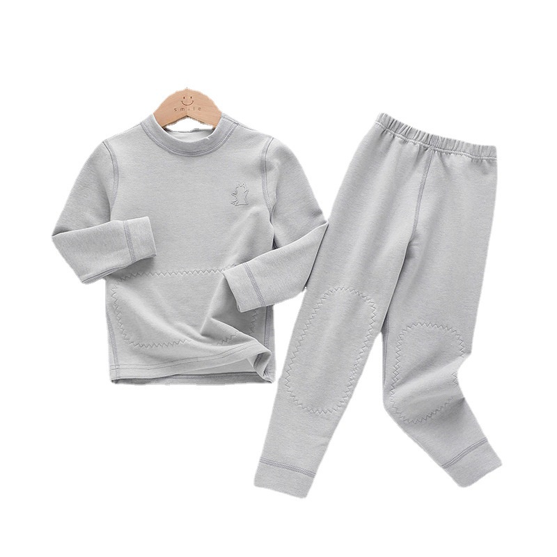 Bộ Đồ Lót Dài Tay 90-180CM Không Đường May Giữ Ấm Bụng Cho Bé Vào Mùa Thu Đông