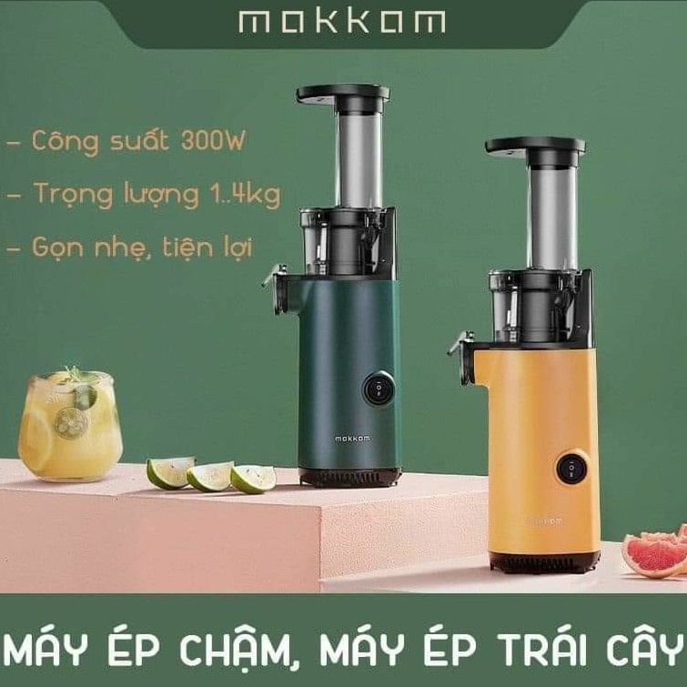 MÁY ÉP CHẬM ÉP RAU CỦ QUẢ ÉP TRÁI CÂY MOKKOM 130W ÉP TRÁI CÂY SIÊU TỐC  [SIÊU THỊ GIẤY TRÚC]